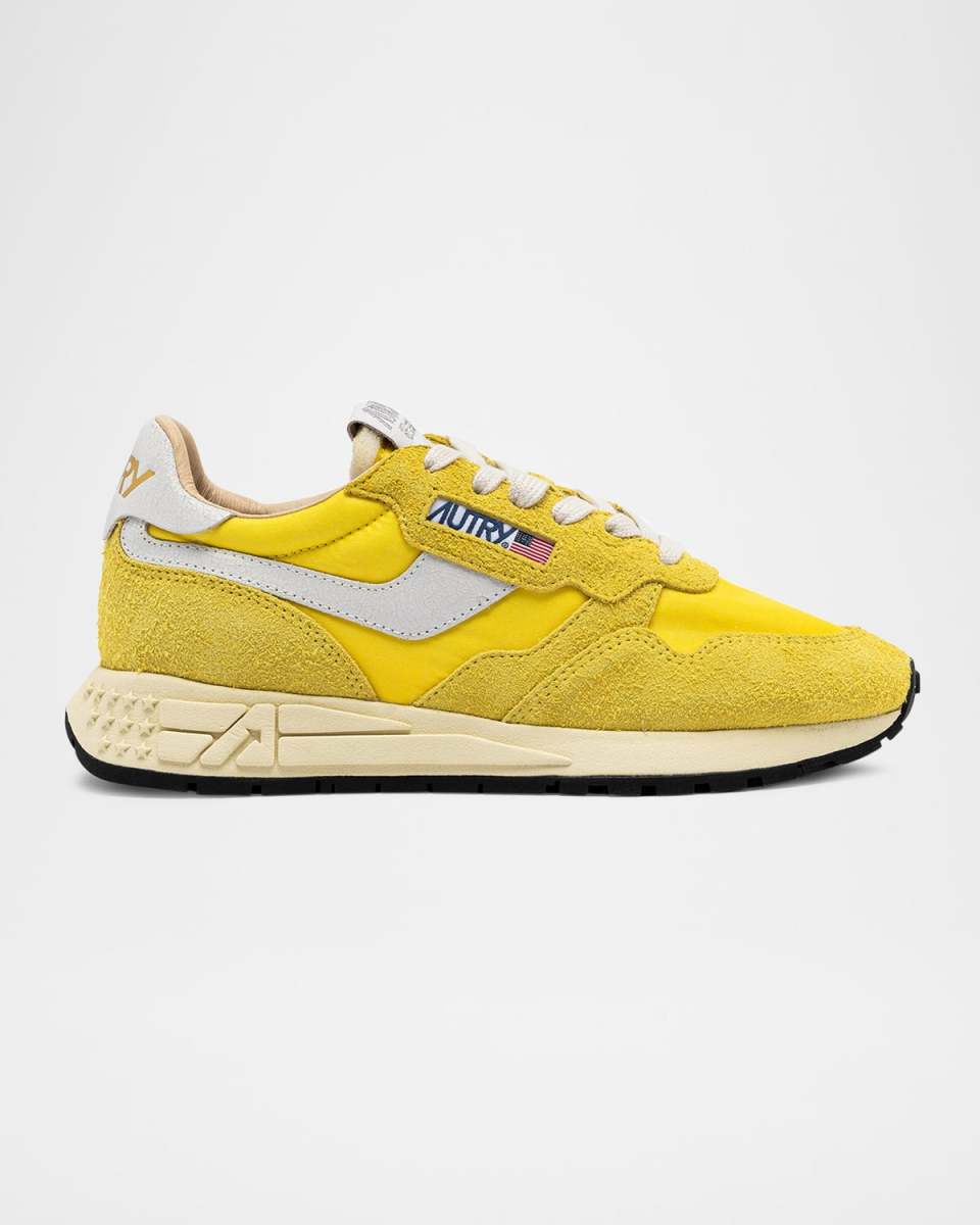 Reelwind Suede Retro Trainer Sneakers